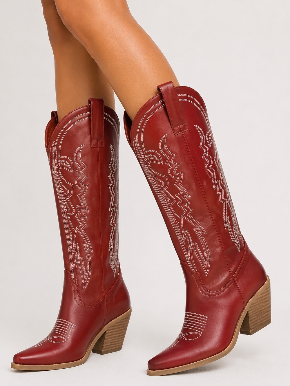 Women's Boutique Red Western Cowgirl Boots